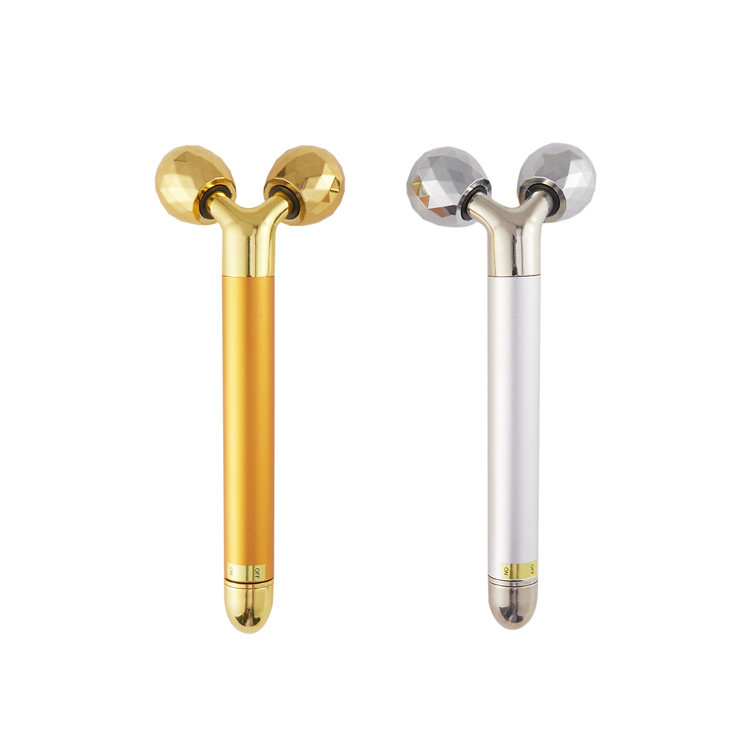 Belleza Bar 24k oro pulso 3d de palo masajeador cara herramienta reafirmante de Sonic masaje de cuerpo