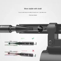 Projecteur de points rouge et vert 9-en-1 avec adaptateurs multiples, outil d'alignement à montage rapide, étanche, pour équipement de chasse et de terrain, portable