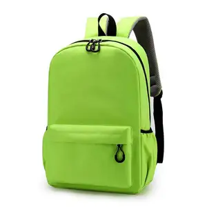 Free Sample Custom Logo Outdoor Travel Backpack Satchel Students School Children Kids Back Pack Bags With Double Zippers Pulls