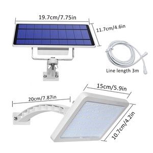 48 leds Lumière Solaire Super Lumineux Réglable Angle D'éclairage Extérieure Lampe de Jardin Solaire Étanche Éclairage Pour Mur Yard Rue - Product Image 3