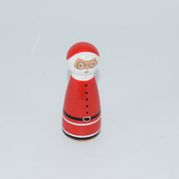 Maison de poupée, poupées, décoration de Noël personnalisée, Père Noël, poupées en bois