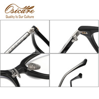 Monture de Lunettes de Luxe en Acétate pour Homme, Marque de Créateur, Montura Chrome, Brillen, Offre Spéciale