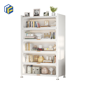 Estante de Acero Moderno Duradero Estantería Metálica Gabinete de Almacenamiento para Estudio Sala de Estar Cocina - Product Image 6