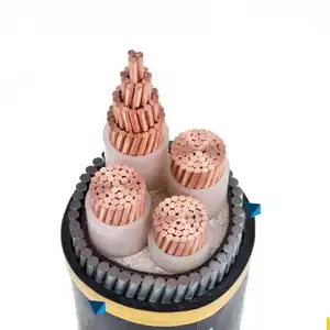 Zero Halogen Emission 0.6/1kv Cu/Xlpe/Pvc/Swa/Pvc Power Cable 4x10 4x16