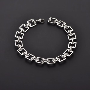 Pulsera de Tobillo Creativa de 11 mm, de Acero Inoxidable, para Hombre, Color Plateado, Cadena de Alta Calidad, Joyería al por Mayor - Product Image 4