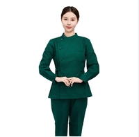 Tenue d'infirmière d'hôpital, blouses médicales unisexes en tissu sergé polyester/coton avec détection d'aiguilles pour hôpitaux et salons de beauté