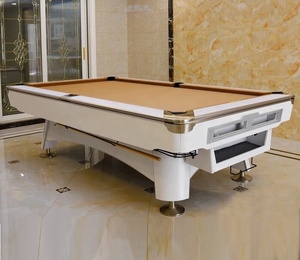 Venta caliente moderna Junior Home mesa profesional de madera maciza 7 pies 8 pies 9 pies piscina billar uso interior pizarra cuero incluye taco - Product Image 2