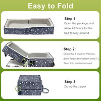 Lit de sol pliable rectangulaire pour enfant, lit de voyage portable en mousse pour extérieur, lit pliant pour tout-petit, fabrication sur mesure en usine