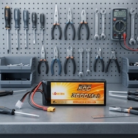 Batterie LiPo LongKun 6S 22.2V 3000mAh 50C à décharge rapide pour voiture RC, camion de course, batterie lithium polymère rechargeable OEM