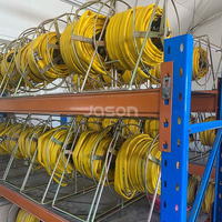 Selang udara kompresor ringan Jason, dapat dilipat rata, tekanan terkompresi, ukuran 19mm, 25mm, 3/4 inci, 1 inci, untuk palu jack bor sumur dan pengeboran batuan.