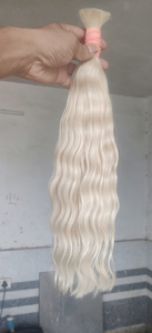 ผมแท้สีบลอนด์แบบเรมี่  แบบตรง  ต่อผมแบบเส้น  ถักสองชั้น  สำหรับร้านเสริมสวย - Product Image 5