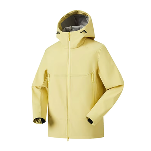 Giacca Softshell con Cappuccio per Sport all'Aperto con Cerniera Traspirante Tre-Prove Nuova Casual Antivento Impermeabile per <span class=keywords><strong>Uomo</strong></span> e Donna - Product Image 5