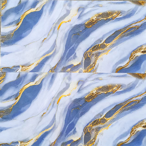 Décoration d'intérieur, carreaux de marbre en vinyle brillant, autocollants muraux, <span class=keywords><strong>papier</strong></span> peint à coller et à décoller, papiers peints muraux - Product Image 5