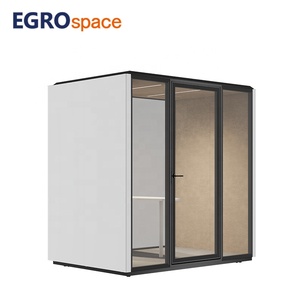 EGROspace Mobil Taşınabilir Çalışma Alanı Kabini Ses Geçirmez Toplantı Modüler Gizlilik Resepsiyon Kabini Ofis Podu - Product Image 3