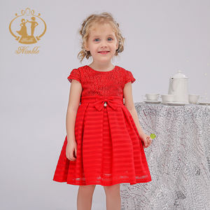 red and white frock for baby