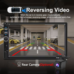 7 pouces <span class=keywords><strong>2</strong></span> Din universel voiture MP5 lecteur multimédia sans fil CarPlay Android Auto stéréo 7010C voiture MP5, 7 pouces autoradio - Product Image 5