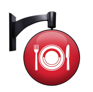 360 ° Chất lượng cao hai mặt xoay vòng hộp đèn quảng cáo hoàn hảo cho Đường Phố Bên Cửa hàng signage - Product Image 4