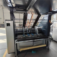 Buena máquina de laminación automática de ranura corrugada de cartón corrugado maquinaria de placa de color