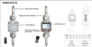 Çin-5t El Tipi Yüksek Kapasiteli Elektronik Kablosuz Dinamometre Terazisi - Product Image 3