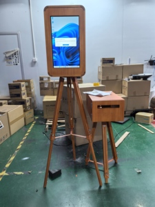 Cabina de Fotos DSLR, Cabina de Fotos con <span class=keywords><strong>Espejo</strong></span> Mágico 2025, Cabina de Fotos de Madera de Doble Cara - Product Image 3