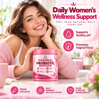 Capsules probiotiques vaginales à la canneberge pour femmes, favorisent la santé digestive, extrait de probiotiques de haute pureté, compléments alimentaires à base de plantes
