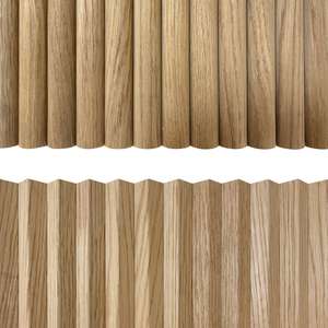 Pannelli murali decorativi curvi flessibili in legno scanalati in legno pieghevole pannello di parete per il moderno Interior Design - Product Image 6