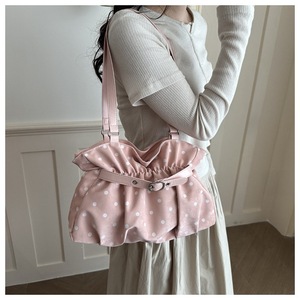 Bolso de Hombro con Encaje y Perlas para Mujer, Diseño Fruncido con Estampado de Puntos, para Uso Diario, Venta al Por Mayor - Product Image 2