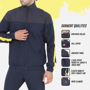 Combinaisons d'entraînement et de jogging respirantes et à séchage rapide imprimées de logo personnalisé pour hommes survêtements d'hiver et de style - Product Image 3