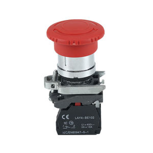 Interrupteur à bouton-poussoir en acier inoxydable, indice de protection IP65, 10A, 1NO, design encastré, anti-accrocs, facile à nettoyer pour l'hygiène des appareils ménagers - Product Image 2