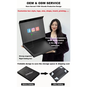 Custom logo Luxury Magnetic Folding <b>Box</b> for Yoga Mat <b>Clothes</b> Shoes Packaging Gift <b>Box</b> Caja Magnetic Plegable Rigid <b>Box</b> - Product Image 5