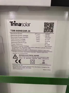 Trina modulo monocristallino 430w 435w 440w 445w 450w 455w bifacciale doppio vetro pannello solare - Product Image 3