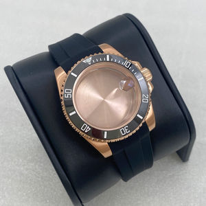 Reloj-caja-fabricante Reloj de acero inoxidable personalizado Estuche rígido Classic GMT NH34/35 Movimiento Back Watch <span class=keywords><strong>Mod</strong></span> Case - Product Image 3