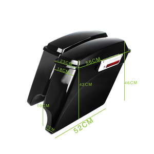 Racepro RP5530-1019U ABS มอเตอร์ไซค์กระเป๋า<span class=keywords><strong>ข้าง</strong></span>แบบแข็งกระเป๋าอานม้ากันน้ำสำหรับ <span class=keywords><strong>Harley</strong></span> <span class=keywords><strong>Davidson</strong></span> Touring 1993-2013 - Product Image 6