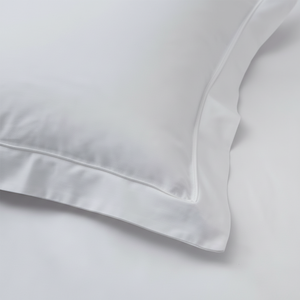Drap de lit 100% coton ensemble de literie blanc Hilton King Size fabriqué en Turquie - Product Image 1