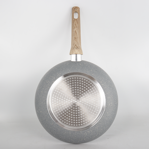 Poêle à frire <span class=keywords><strong>mini</strong></span> antiadhésive en alliage d'aluminium Homemory, écologique, avec fond à induction en acier inoxydable et poignée en plastique – Vente en gros - Product Image 2