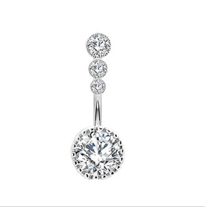 Chất Lượng Cao Giá Tốt Nhất Kim Cương Rốn Nhẫn Thả Dangle Body Piercing Belly Button Nhẫn Tùy Chỉnh - Product Image 6