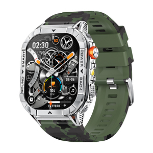 Montre connectée AMOLED K70A pour hommes, étanche IP68, moniteur de fréquence cardiaque et d'oxygène sanguin, montre connectée de sport d'extérieur avec lampe torche - Product Image 4