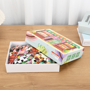 Tùy chỉnh thiết kế <span class=keywords><strong>DIY</strong></span> giáo dục 100 Miếng Giấy phim hoạt hình Hội Đồng Quản trị trò chơi trẻ em trẻ em Đồ chơi ghép hình câu đố với logo - Product Image 3