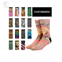 Chaussettes mixtes à impression personnalisée avec motifs de chat et animaux pour femmes, chaussons de haute qualité, vente en gros,