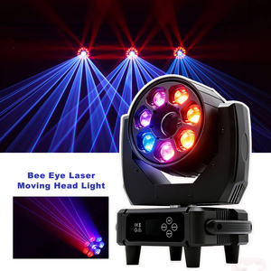 AOPU Luce Wash LED per Palcoscenico 7*40W Laser 2IN1 RGBW Testa Mobile per Club Bar Matrimoni - Product Image 1