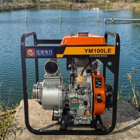 Moteur diesel monocylindre haute performance, 4 temps, refroidi par air, à châssis ouvert, 50 Hz, pour pompage d'eau