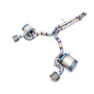 ท่อไอเสียแบบ Catback สำหรับ Audi RS4 B9 2.9T ท่อไอเสียไทเทเนียม พร้อมระบบเก็บเสียง รองรับการปรับแต่ง - Product Image 1