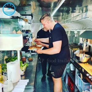 Remorque alimentaire Mobile en acier inoxydable, petit chariot de fruits, caravanes de supermarché entièrement isolées, à vendre - Product Image 6