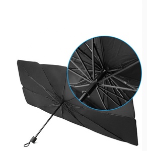 Pare-soleil de voiture avec Logo personnalisé, parapluie de <span class=keywords><strong>Protection</strong></span> <span class=keywords><strong>UV</strong></span>, <span class=keywords><strong>Parasol</strong></span> avant de voiture enduit d'argent - Product Image 1