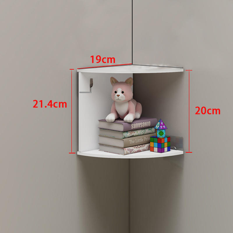 Étagère blanche à 2 niveaux de haute qualité (épaissie 7 mm)