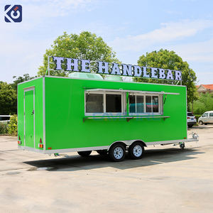 CAMPTRL Tam Donanımlı Mutfaklı Kare Yiyecek Arabası BBQ Pizza Dondurma Yiyecek Treyleri Mobil Yiyecek Kamyonu Restoranlar ve Mağazalar için - Product Image 2