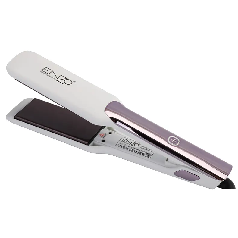 ENZO Hair stylist hairdressing salon equipment flat iron electric fast digital luxury magic private label hair straightener