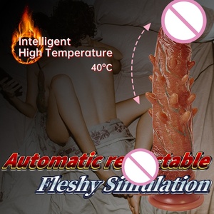 Vente Flash : Dildo Réaliste Chauffant et Télescopique, Vibrateur Sexuel pour Femmes et Hommes, Livraison Rapide - Product Image 5
