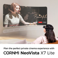 Casque de réalité virtuelle 4K OLED pour jeux PC et films, lunettes de réalité virtuelle avec affichage immersif 3D