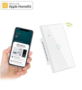 Interruptor de Luz Táctil Inteligente Smart <span class=keywords><strong>Apple</strong></span> 2Gang <span class=keywords><strong>Homekit</strong></span> Smart Life 10A con Control por Voz Inteligente Wi-Fi - Product Image 6
